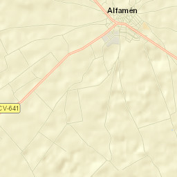 Alfamén Street Map