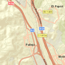 Pallejà Street Map