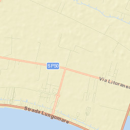 Borgo Sabotino-Foce Verde Street Map