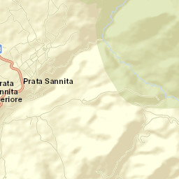 Prata Sannita Centro Street Map