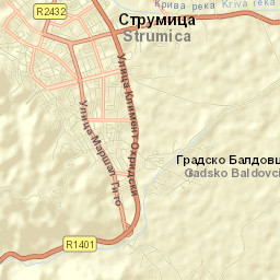 Strumica Street Map