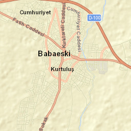 Babaeski Street Map