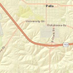 Pella Street Map