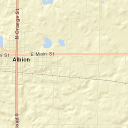 Noble County Street Map