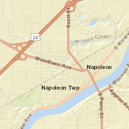Napoleon Street Map