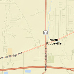 North Ridgeville Street Map