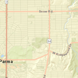 Parma Street Map