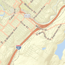 Scranton Street Map