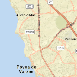 Aver-o-Mar Street Map