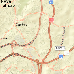 Vila Nova de Famalicão Street Map