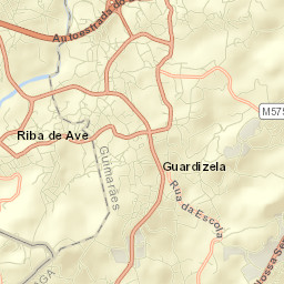 Riba de Ave Street Map