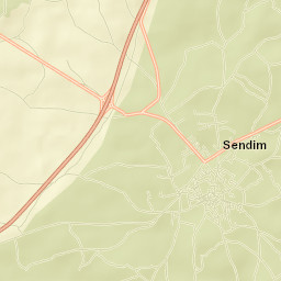 Sendim Street Map