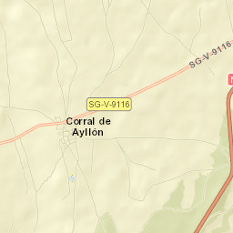 Corral de Ayllón Street Map