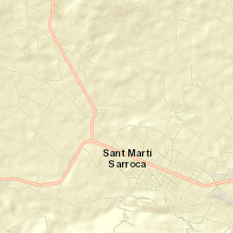 Sant Martí Sarroca Street Map