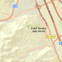 Sant Vicenç dels Horts Street Map