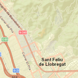 Sant Feliu de Llobregat Street Map