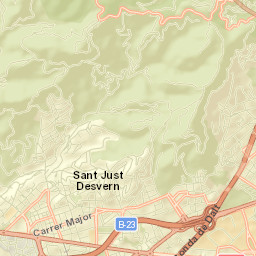 Sant Just Desvern Street Map