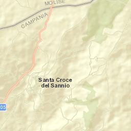 Santa Croce del Sannio Street Map