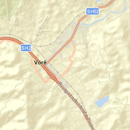 Bashkia Vorë Street Map