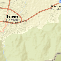 Petrich Street Map