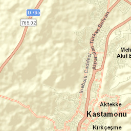 Kastamonu Street Map