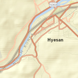 Hyesan Street Map