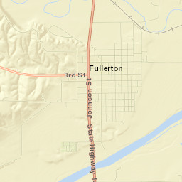 Fullerton Street Map