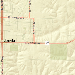 Indianola Street Map