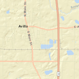 Avilla Street Map