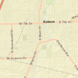 Auburn Street Map