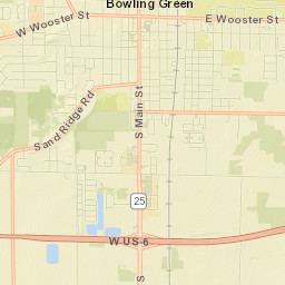 Bowling Green Street Map
