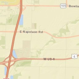 Wood County Street Map