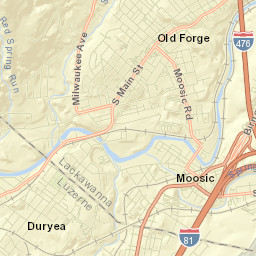 Duryea Street Map