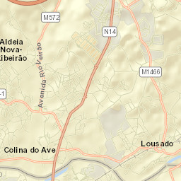 Ribeirão Street Map