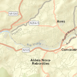 Rebordões Street Map