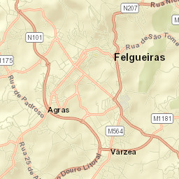 Felgueiras Street Map