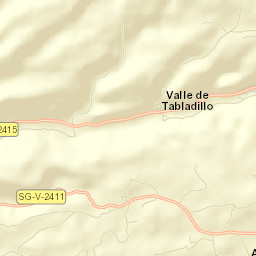 Valle de Tabladillo Street Map