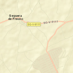 Sequera de Fresno Street Map