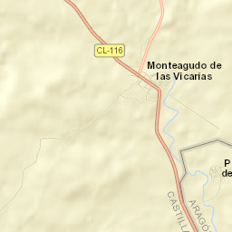 Monteagudo de las Vicarías Street Map