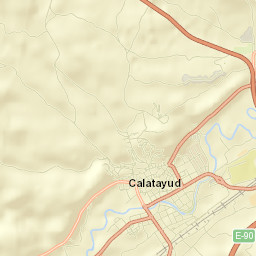Calatayud Street Map