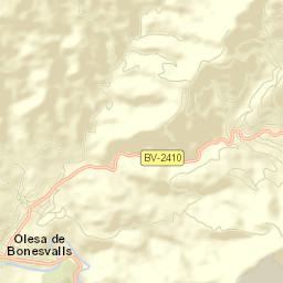Olesa de Bonesvalls Street Map