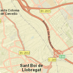 Sant Joan Despí Street Map