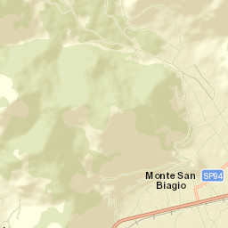Monte San Biagio Street Map