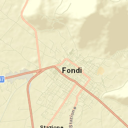 Fondi Street Map