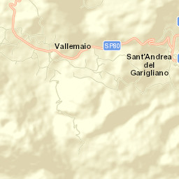 Sant'Andrea del Garigliano Street Map