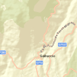Galluccio Street Map