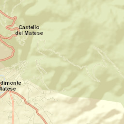 Castello del Matese Street Map