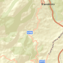 Sassinoro Street Map