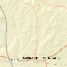 Pehlivanköy Street Map