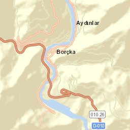Borçka Street Map